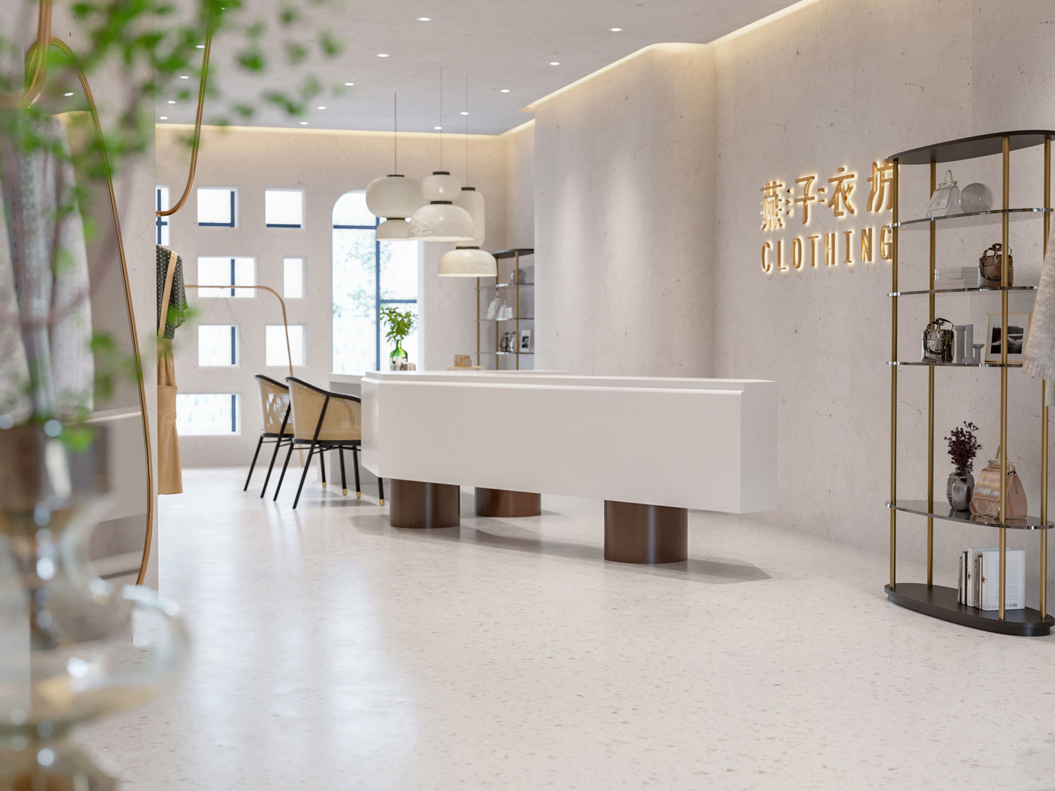 燕子衣坊服装店装修